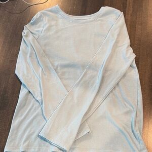 Light Blue Long Sleeve Boys T-shirt
